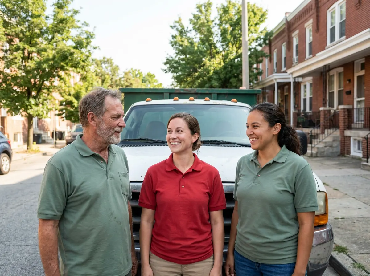Colony Dumpster Rental dumpster rental team in Baltimore, MD